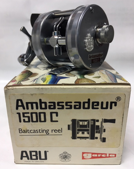 Vintage Reel made in 1981 ABU AMBASSADEUR 1500C