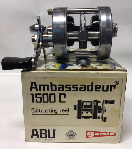 Vintage Reel made in 1981 ABU AMBASSADEUR 1500C