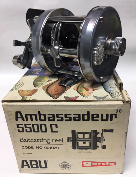 Vintage Reel made in 1983 ABU AMBASSADEUR 5500C