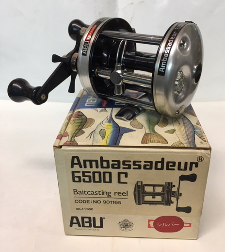 Vintage Reel made in 1984 ABU AMBASSADEUR 6500C