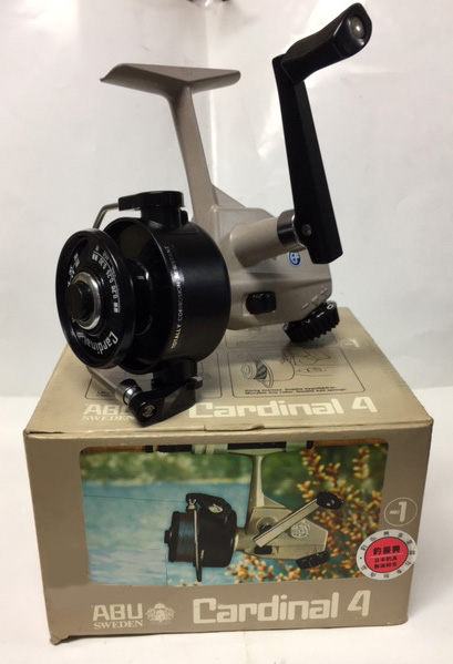 Vintage Reel made in 1980 ABU CARDINAL 4