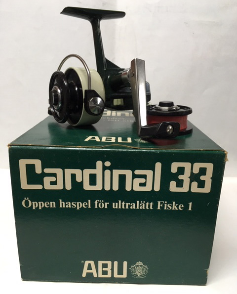 Vintage Reel made in 1976 ABU CARDINAL 33