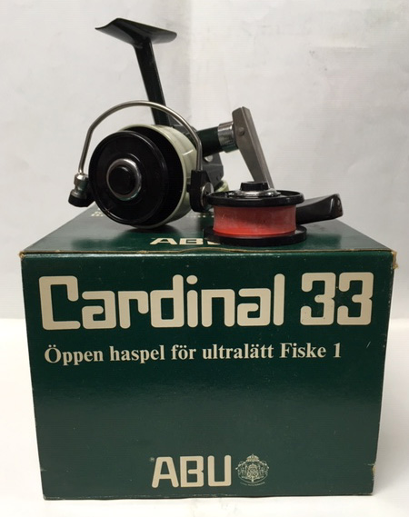 Vintage Reel made in 1976 ABU CARDINAL 33