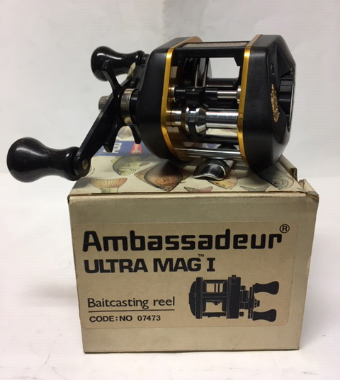 Vintage Reel made in 1983 ABU AMBASSADEUR ULTRA MAG Vintage Reel made in 1983 ABU AMBASSADEUR ULTRA MAG